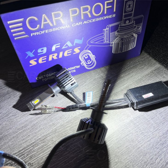 H1 CP-X9 CAR PROFI FAN SERIES, CANBUS 3570 LED Chip 9-16V/40w/5100K/2шт