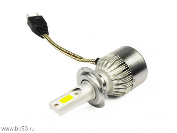 H7 C6 COB Fan комплект светодиодных ламп с вентилятором 3800Lum/8-48V/36W/5000K/2шт