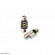 Лампа светодиодная 11-28 Optima Premium Festoon PHILIPS CAN (SV8,5), 3W, 5100K, салонная, 12v