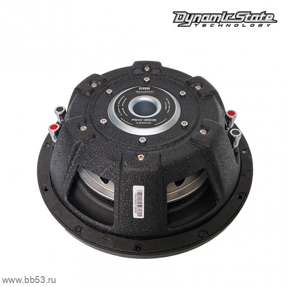 Dynamic State PRO PSW-250S 10" D2 [10"/350Вт ном./83 dB/2+2 Ом/глубина 76мм!!!]