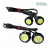 Фары светодиодные DRL CP-EYE CP-WL 10W COB ходовые огни, черный корпус, 2шт.
