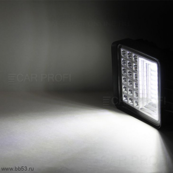 Прожектор светодиодный CP-126 Spot направленный 42x3W 3030 126W 4620Lm 107*107*57 мм [1 шт., 10-30V]