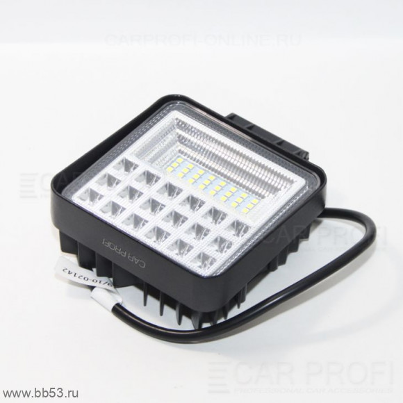 Прожектор светодиодный CP-126 Spot направленный 42x3W 3030 126W 4620Lm 107*107*57 мм [1 шт., 10-30V]
