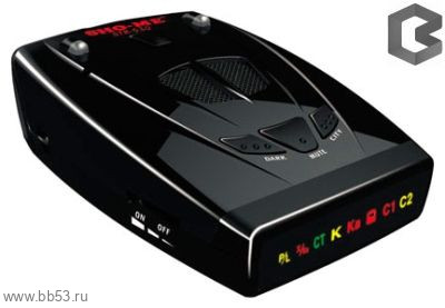 Sho-me STR-530 [радар детектор/8 диапазонов + СТРЕЛКА/светодиодный дисплей/360гр.]