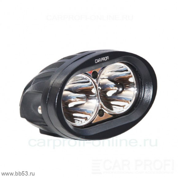 Прожектор светодиодный CP-20R овальный Spot 2*10 CREE XL-M 20W 1700 Лм 95*62*75мм [1 шт., 10-30V]