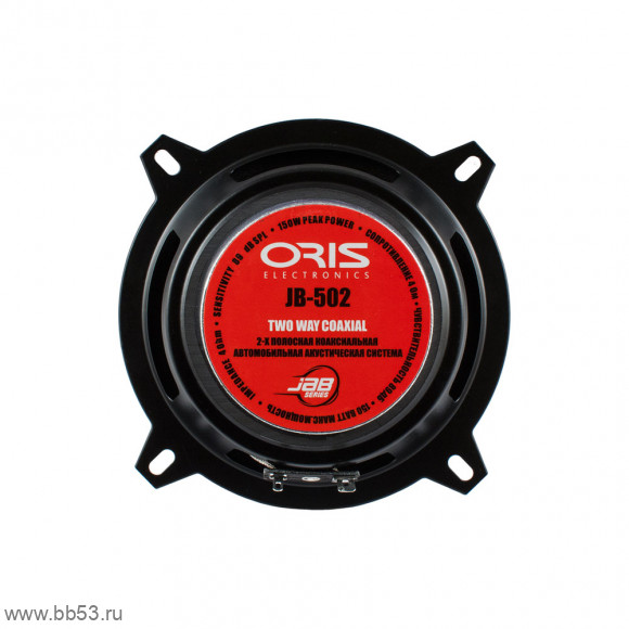 ORIS JB-502 Jab [13см/2х полосн.коакс./40Вт ном./80Вт макс./89Дб/4 Ом/70 - 20000 Гц]