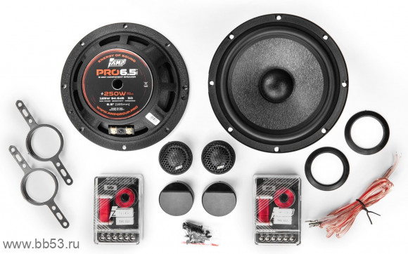 AMP PRO 6.5 ver.3 [16.5 см/2х комп./125Вт ном./250Вт макс./95 Дб/3 Ом/44 - 24000 Гц]