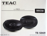 TEAC TE-S069 [6"x9"/3х полосн.коакс./50Вт ном./360Вт макс./88Дб/4 Ом/80 - 20000 Гц]
