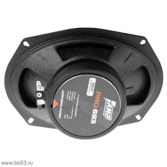 AMP PRO 693 [6"x9"/3х полосн.коакс./150Вт ном./300Вт макс./92Дб/3 Ом/50 - 22000 Гц]