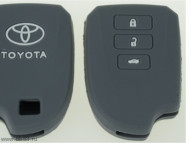 Чехол смарт ключа силикон 1034 Toyota 3 кнопки