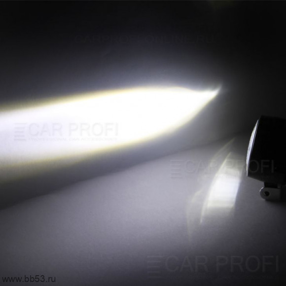 Прожектор светодиодный CP-20R Spot направленный круглые СТГ 20W CREE + ДХО [1 шт., 9-32V]