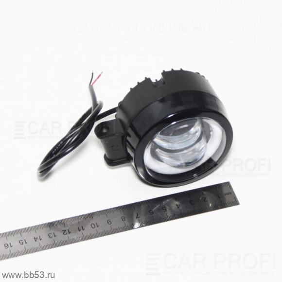 Прожектор светодиодный CP-20R Spot направленный круглые СТГ 20W CREE + ДХО [1 шт., 9-32V]