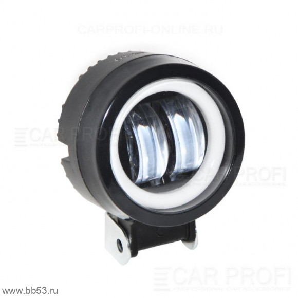 Прожектор светодиодный CP-20R Spot направленный круглые СТГ 20W CREE + ДХО [1 шт., 9-32V]