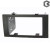 Intro RFO-N07S Рамка Ford C-Max/Focus 2/Fusion/Fiesta (05->)/S-Max/Transit/Galaxy (06->) 2din КРЕПЕЖ
