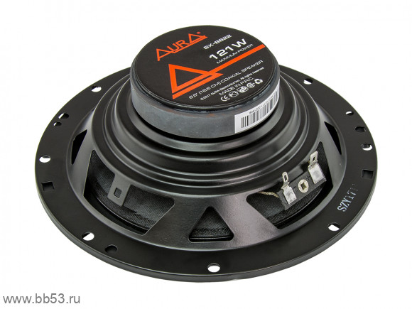 AURA SX-B622 [16.5см/2х полосн.коакс./61Вт ном./121Вт макс./90/4 Ом/70-20000 Гц]