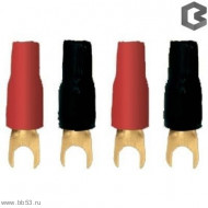 Mystery 4GA Spade Terminals [Набор клемм 4 шт.]