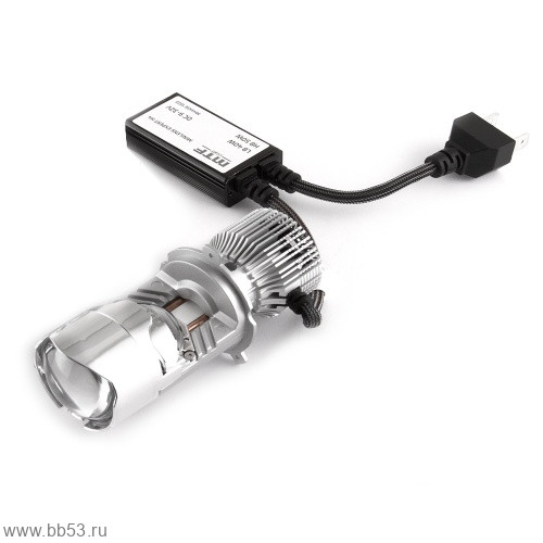 H4/H19 MTF Light MiniLENS Expert светодиодные лампы с линзой [H4 5500K/5000Lm/40W-50W/12-24v/2 шт ]