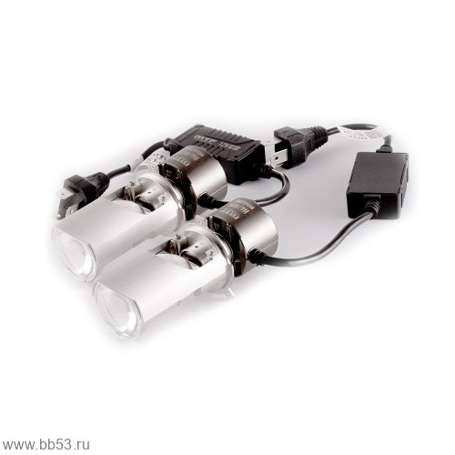 H4/H19 MTF Light MiniLENS светодиодные лампы с линзой [H4 5500K/4500Lm/30W-45W/12v/2 шт ]