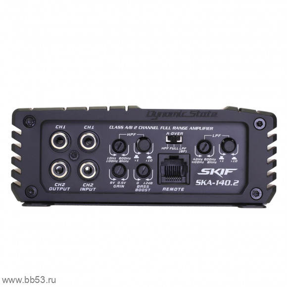 Dynamic State SKIF SKA-140.2 [RMS: 2x140W (4 Ом) 2x220W (2 Ом)/1х400W (4Ом)/D класс]