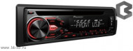 Pioneer DEH-1800UB [mp3/front USB/front AUX in/EQ/1 RCA/красная подсветка/2016]