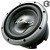 Pioneer TS-W3002D4 [12"/1000Вт ном/3500Вт макс./90Дб/4 + 4 Ом/диффузор базальт и карбон]