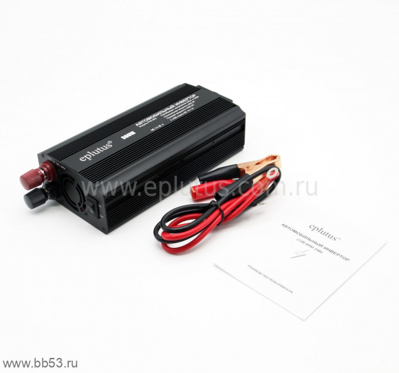 Автомобильный инвертор 24V->220V 800W Eplutus PW-800
