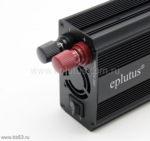 Автомобильный инвертор 24V->220V 800W Eplutus PW-800