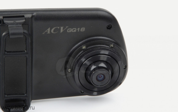 ACV GQ16 [видеорегистратор в зеркале заднего вида+камера задн. вида/SD 8Gb/1920x1080/экран 4.3"]
