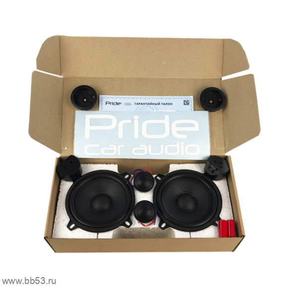Pride КОМПОНЕНТНАЯ HARMONY 5C [13см/2-х комп./50 Вт ном./4 Ом/63 Гц – 24 кГц/ферритовый магнит/2 шт]