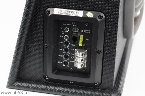ACV SBA-10L [10"/RMS 200Вт/MAX 400Вт/фазик/басс буст в комплекте и провода подключения]