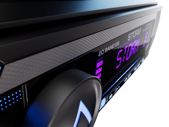 AURA Storm 525BT [BT/mp3/FLAC/USB/SD/EQ/3 RCA sub control/несъемная панель/2-Zone/пульт]