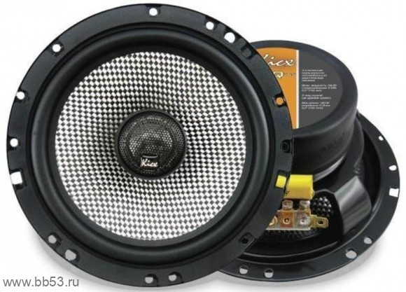 Kicx GFQ-165 [16.5см/2х полосн.коакс./80Вт ном./160Вт макс./90 Дб/4 Ом/70-20000 Гц]