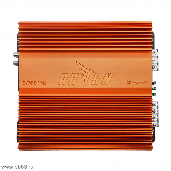 DL Audio Raven 2.750 v.2 [RMS: 2x400W (4 Ом) 2x550W (2 Ом)/2х750W (1Ом)]