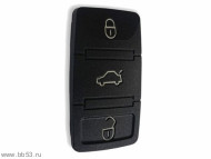 Кнопки резиновые для ключа Volkswagen 3 кнопки №5 Кнопки резиновые для ключа Volkswagen 3 кнопки №5