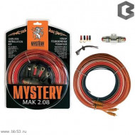 Mystery Mak-2.08 [2х кан.RCA вит. пара 5м/силовой 8GA 6м/акуст. провода 1.5мм/40А]
